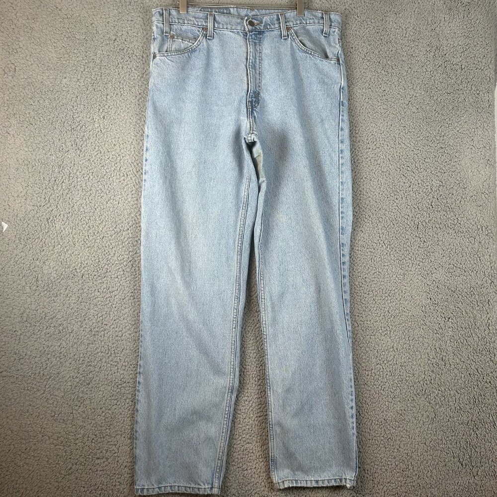 Vintage Orange Tab Levis 550 Jeans‎ Relaxed Fit Men's 34x32 Denim